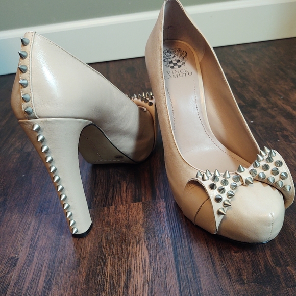 Vince Camuto Spiked Platform Heels - Picture 1 of 6